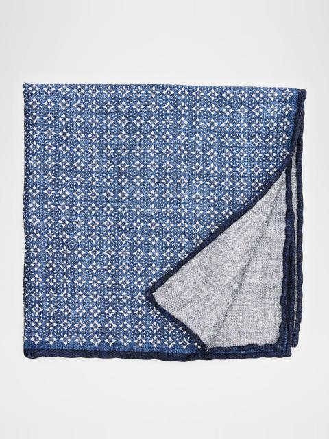 Men's Double-Face Silk Pocket Square