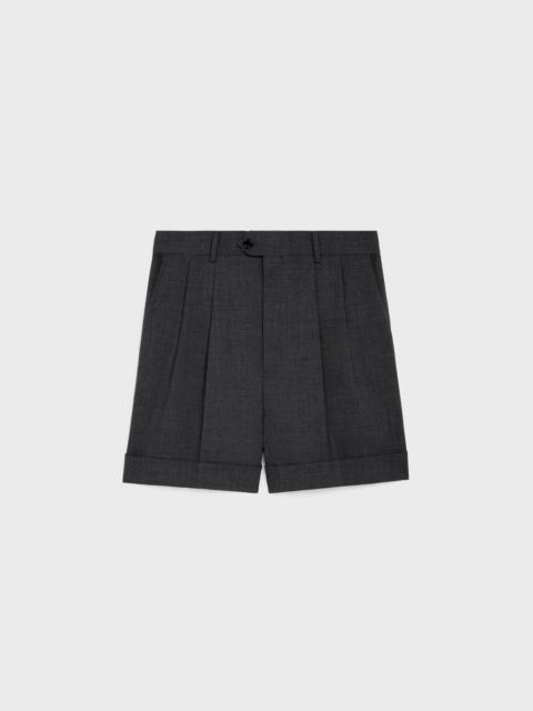 school boy shorts in wool