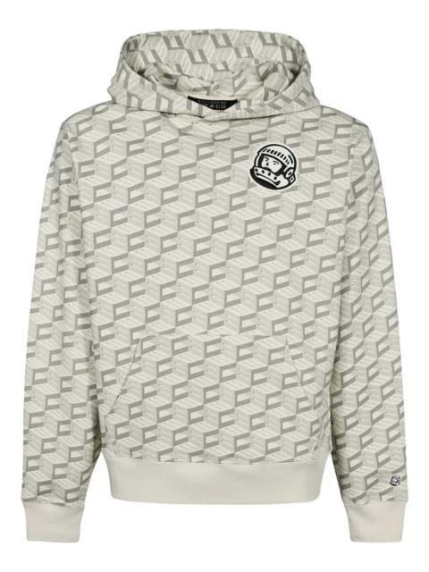 logo-patch geometric-pattern hoodie
