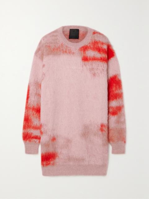 + Chito Brushed Jacquard-knit Mini Dress