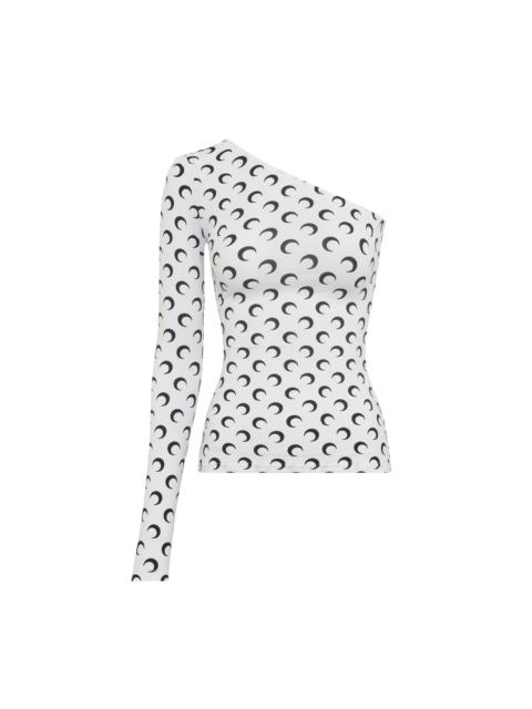 Recycled Moon Jersey Second Skin Asymmetric Top