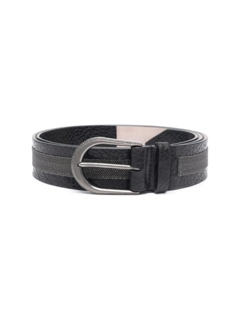 leather buckle belt