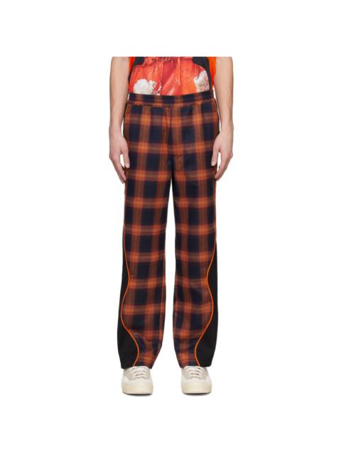 Orange Mirage Track Pants