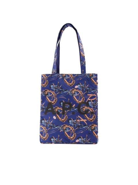 patterned shoulder bag
