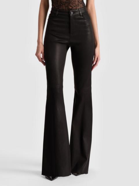 BRENT LEATHER BELL PANT
