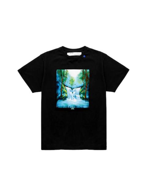 OFF-WHITE Waterfall T-Shirt Black/Multicolor