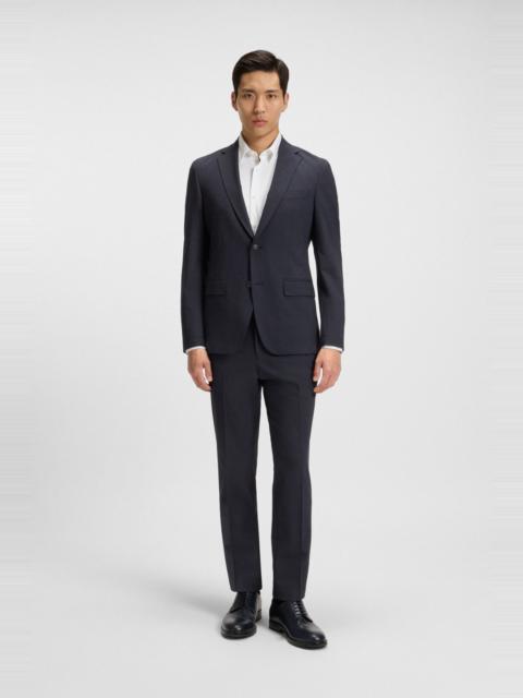 SLIM-FIT SUIT IN MICRO-PATTERNED STRETCH FABRIC