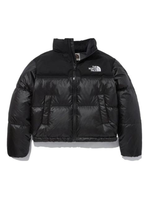 (WMNS) The North Face White Label Novelty Nuptse Down Jacket Asia Sizing 'Matte Black' NJ1DN80J
