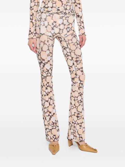 floral-print leggings