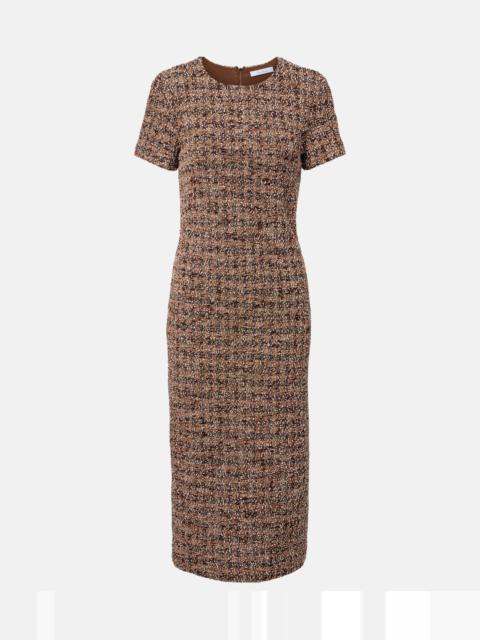 Giugno cotton and wool-blend midi dress