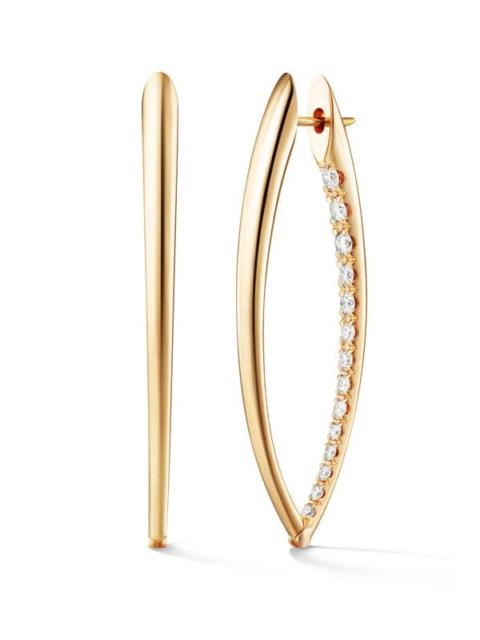 Large Cristina Partial Diamond Earrings