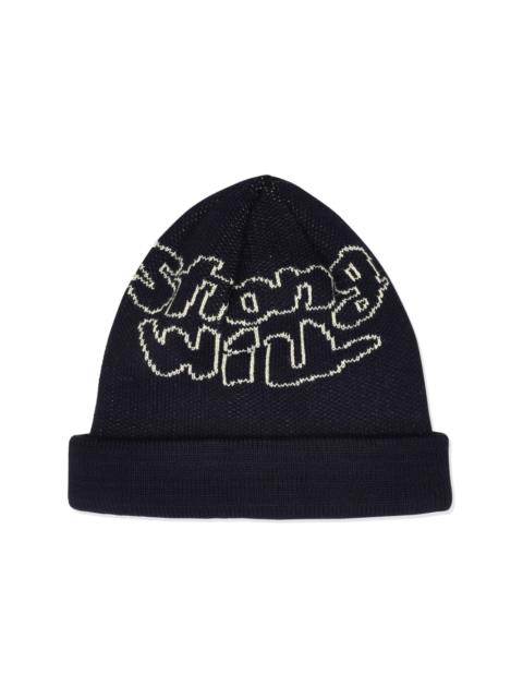 embroidered logo beanie