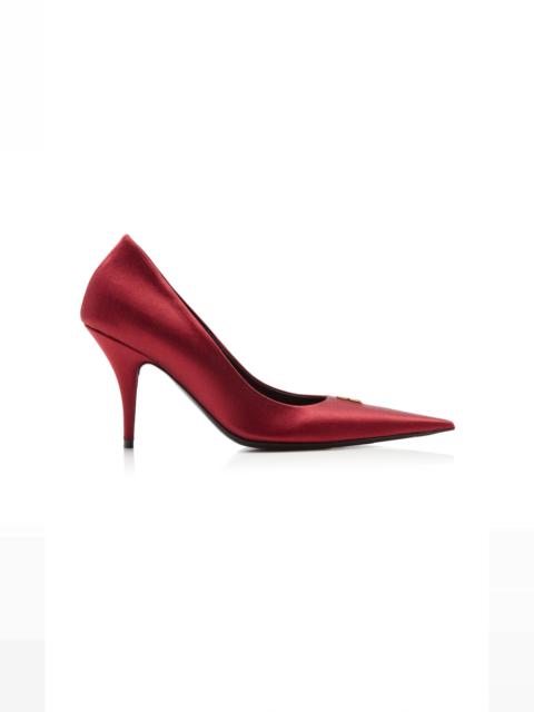 Avenue BB Satin Pumps burgundy