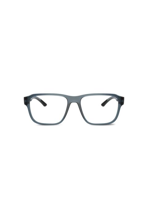 square-frame glasses