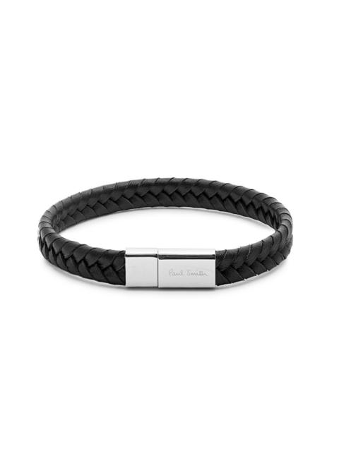 Paul Smith Braided Leather Bracelet