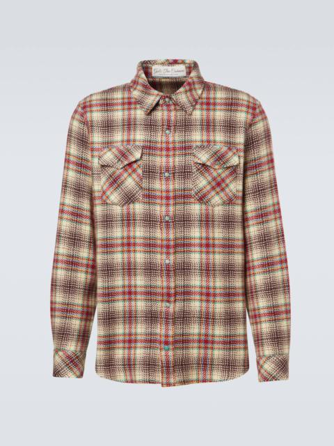 Balance cashmere shirt with emerald