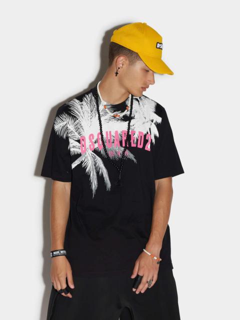 D2 PALMS SLOUCH T-SHIRT
