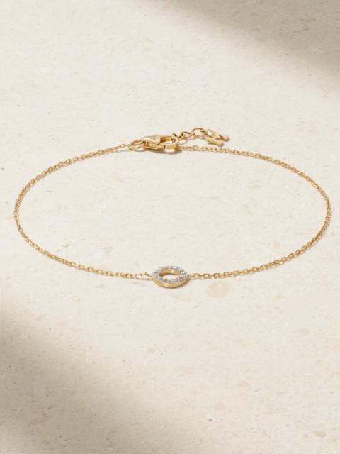 14-karat Gold Diamond Bracelet