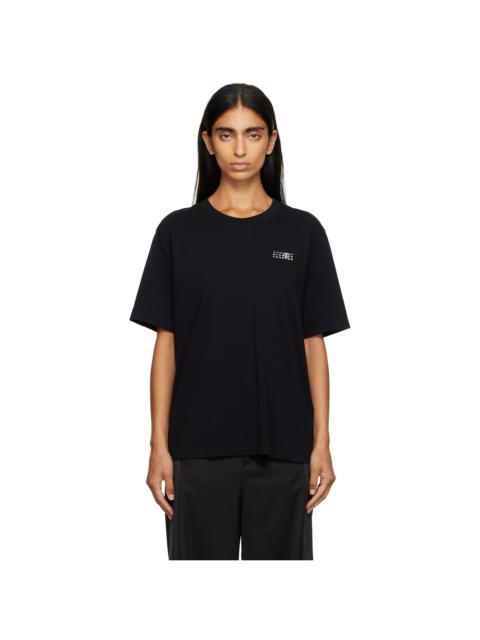 Black Cotton Jersey T-shirt