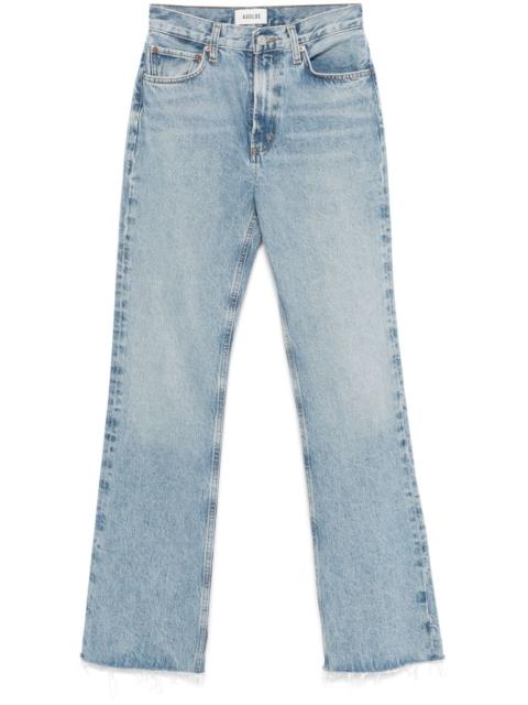 V-waist jeans