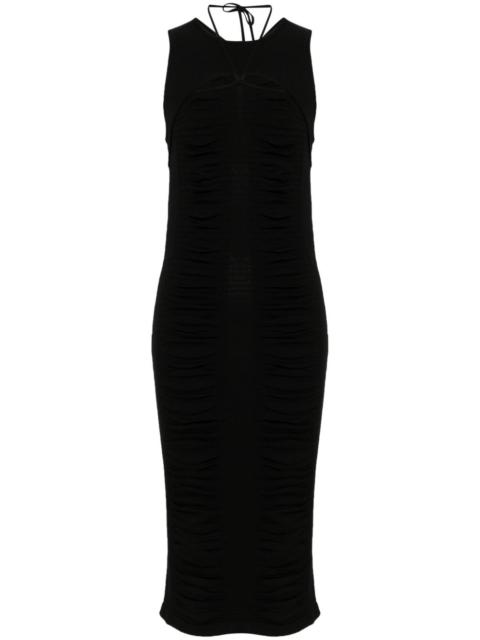 Xray ribbed-knit midi dress