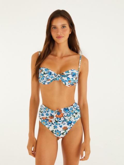 Off-White Flora Tile Hot Pants Bikini Bottom