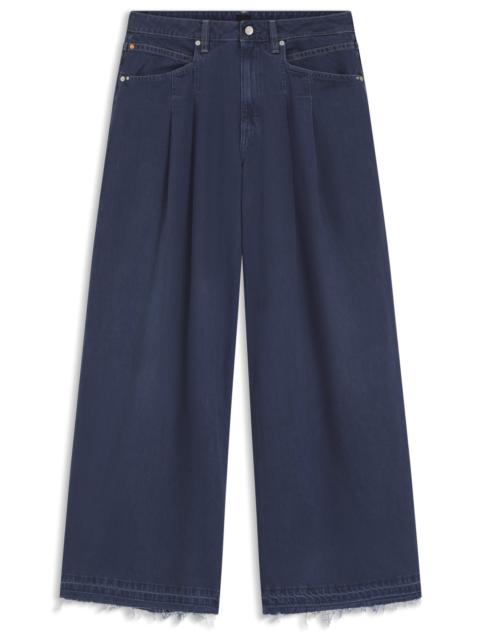 RELAXED-FIT JEANS WITH WIDE LEG