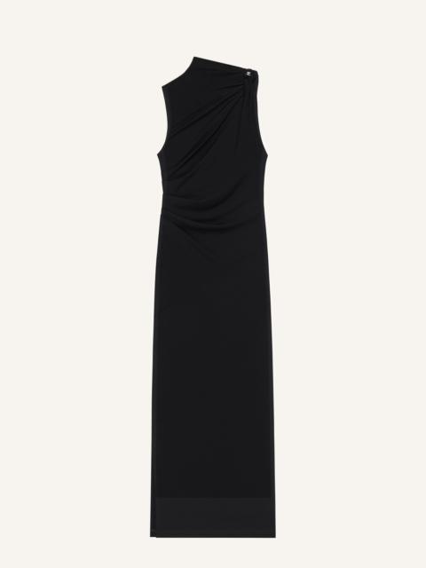 LONG DRAPED DRESS