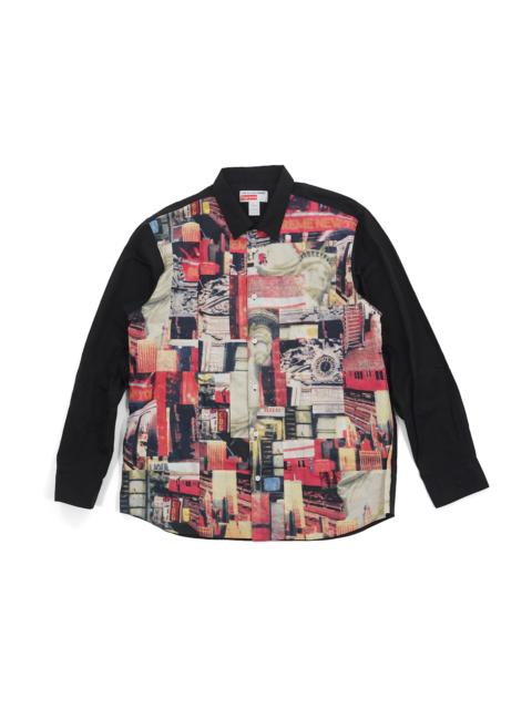 Supreme Comme des Garcons SHIRT Patchwork Button Up Shirt Multicolor
