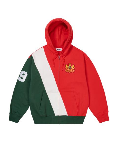 ESTABLISHED ZIP HOOD RED
