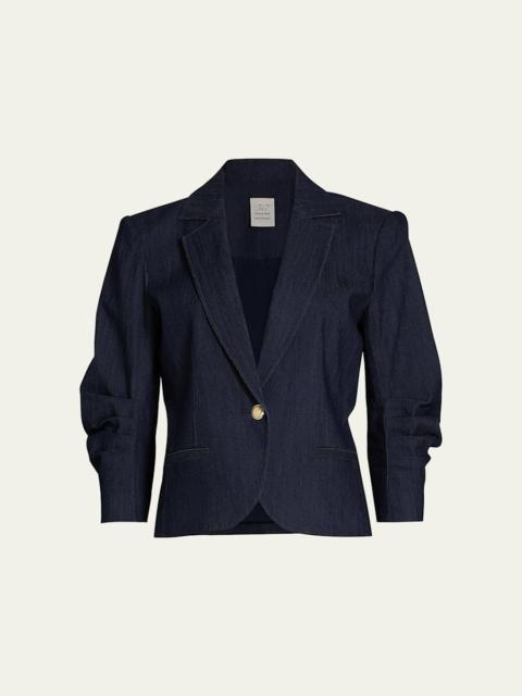 Khloe Petit Denim Blazer