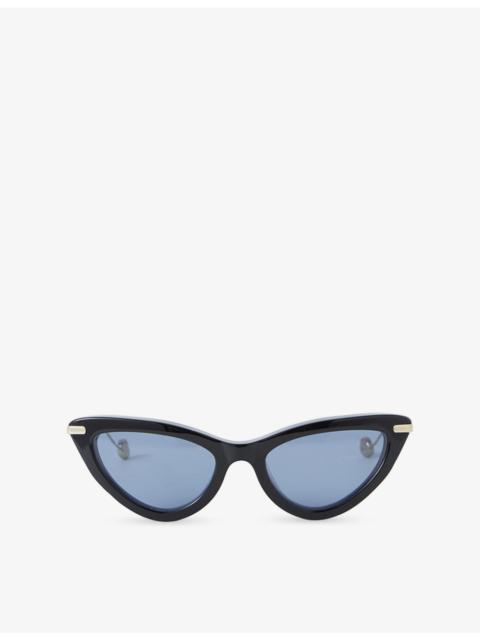 Laarous Cat-Eye Acetate Sunglasses
