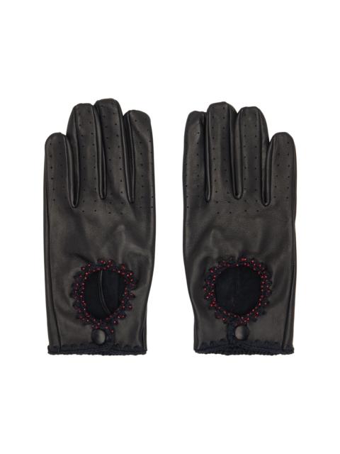 Black Driving Gloves