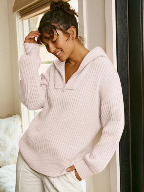 Wool Blend Collared Pullover