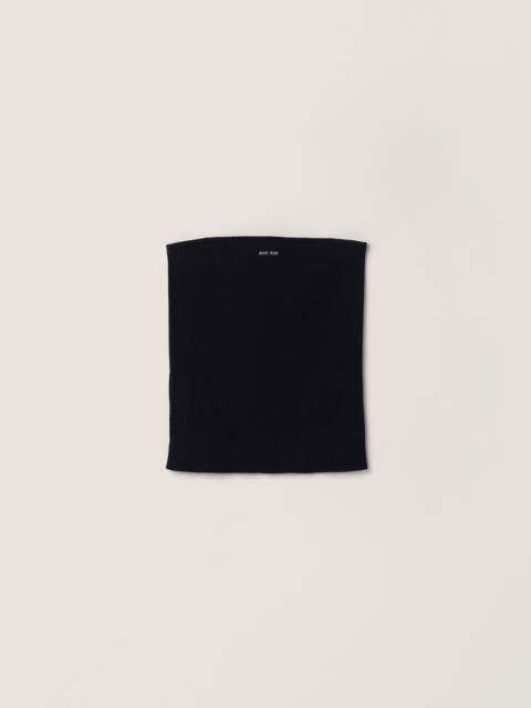 Cotton knit tube top