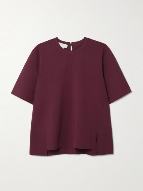 Knitted T-shirt Burgundy