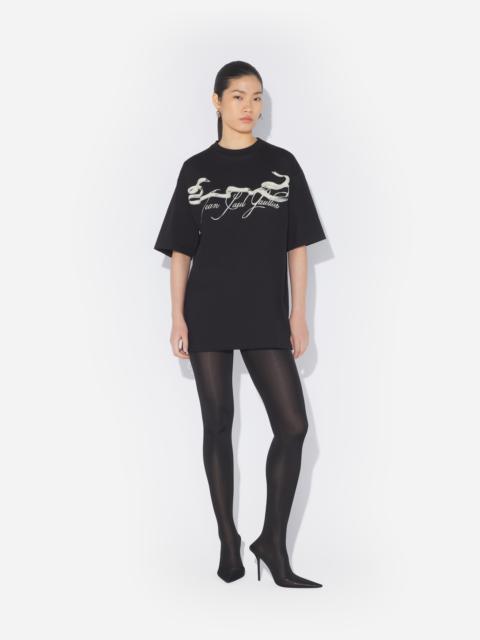 THE OVERSIZED BLACK “TATTOO RUBAN” T-SHIRT
