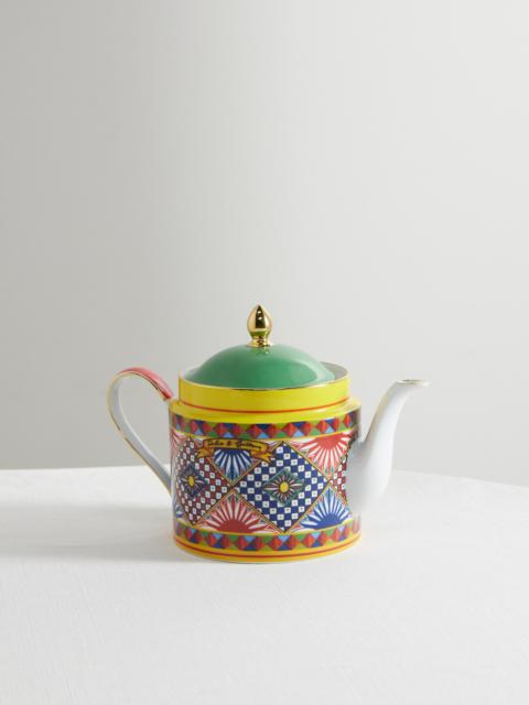 Painted Porcelain Tea Pot