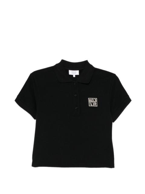 logo stamp cropped polo