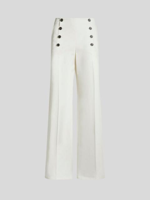 TROUSERS WITH PEGASO BUTTONS