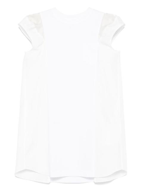 layer-detail mini dress