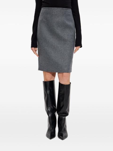 wool pencil skirt