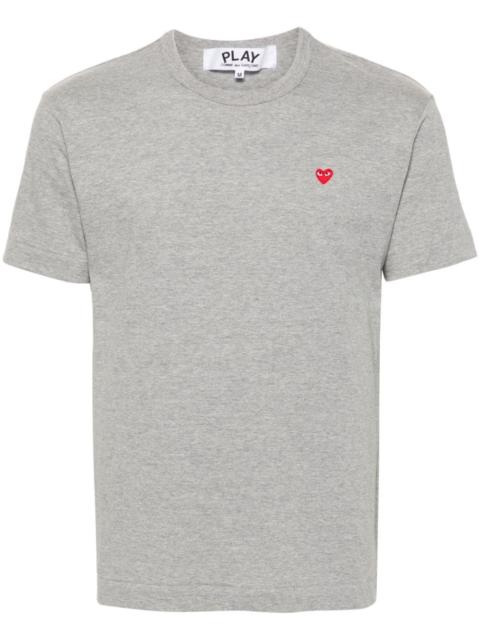 Heart-patch cotton T-shirt