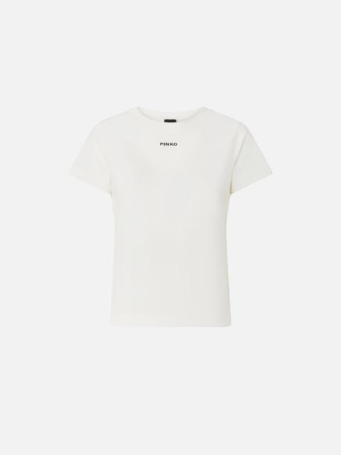 T-SHIRT WITH PINKO LOGO