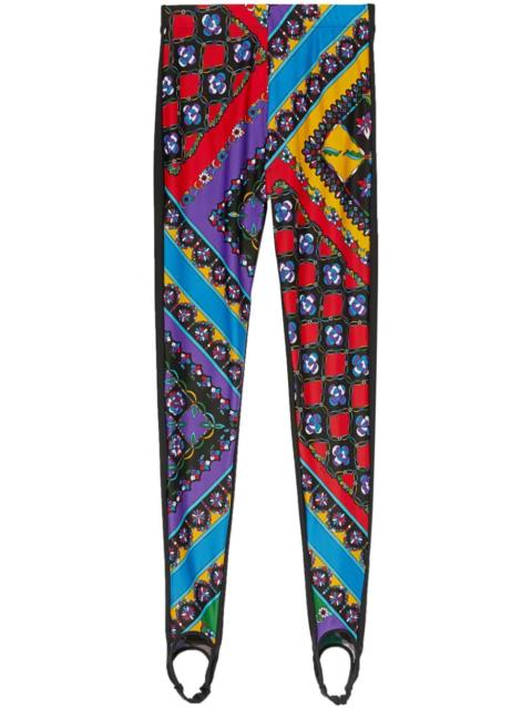 Festa-Print stirrup leggings