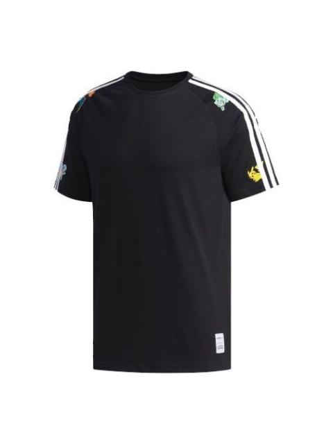 adidas neo x Pokmon Crossover Casual Short Sleeve Black FM0321