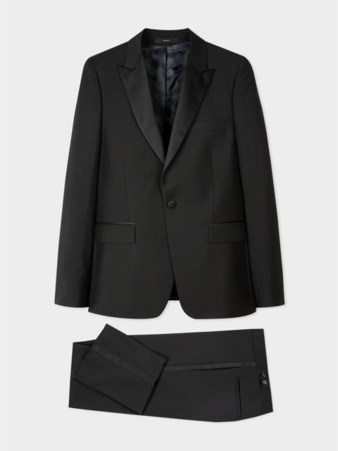 The Soho - Tailored-Fit Black Wool-Mohair Evening Suit