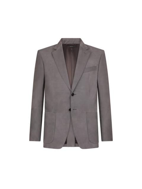 LIGHT NUBUCK SARTORIAL BLAZER