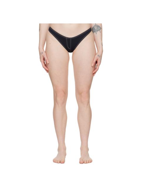 Black Victoria Bikini Bottom