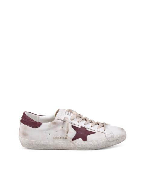 star-detail lace-up sneakers